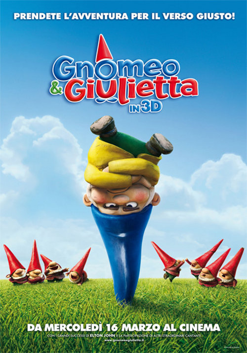 Locandina Gnomeo e Giulietta