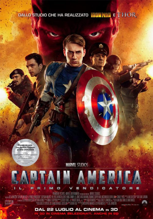 Locandina Captain America: Il primo vendicatore