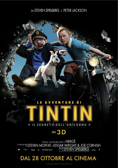 Locandina Le avventure di Tintin - Il segreto dell'Unicorno