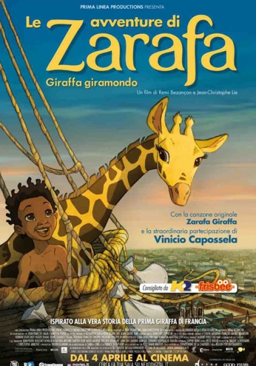 Locandina Le avventure di Zarafa - Giraffa Giramondo