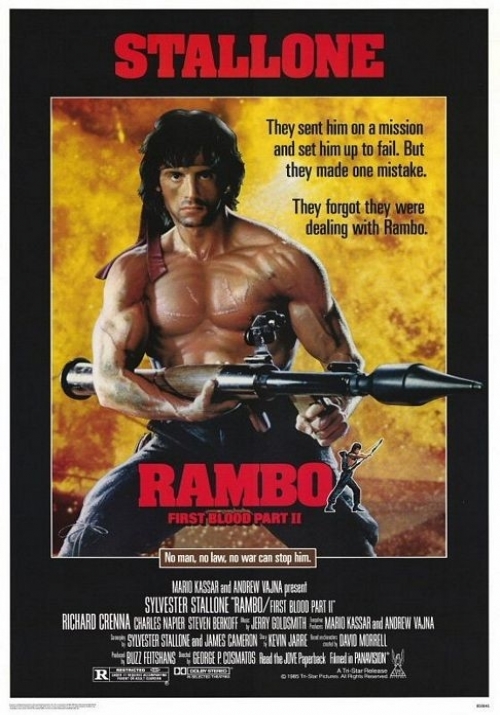 Locandina Rambo II - La vendetta