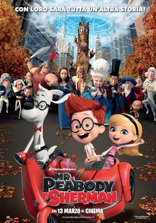 Locandina Mr. Peabody e Sherman