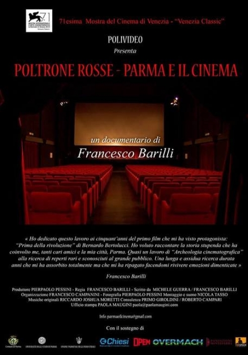 Locandina Poltrone rosse. Parma e il cinema.