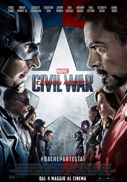 Locandina Captain America: Civil War