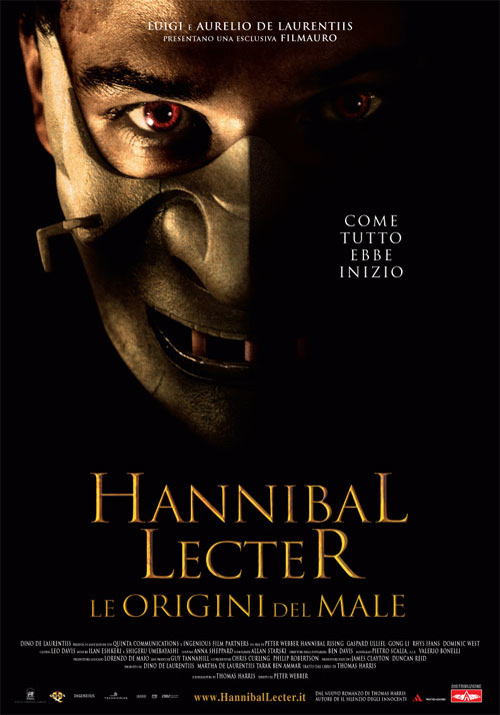 Locandina Hannibal Lecter - Le origini del male