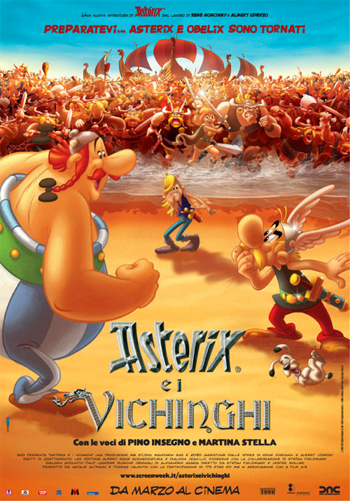 Locandina Asterix e i vichinghi