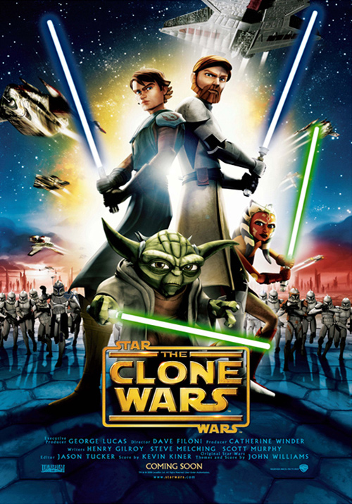 Locandina Star Wars: the Clone Wars